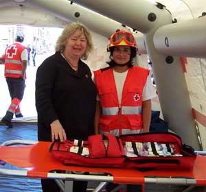 Jean and the Red Cross helping immigrants in the Canaries