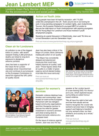 Jean Lambert MEP newsletter: Spring/Summer 2010_image