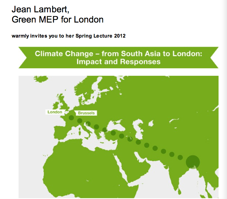 Climate Change Spring Lecture 2012