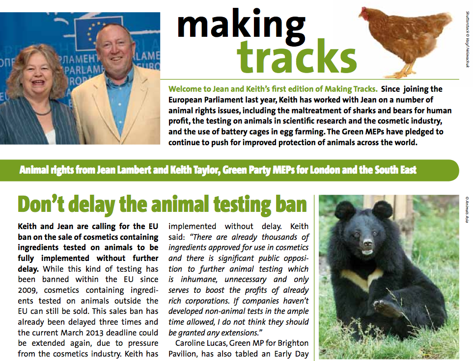 Making Tracks Spring 2011 Cover