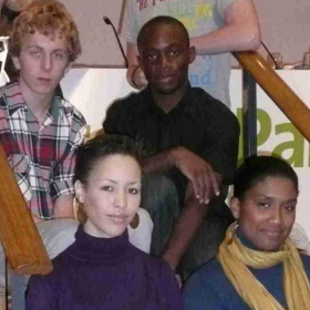 students from stop and search debate