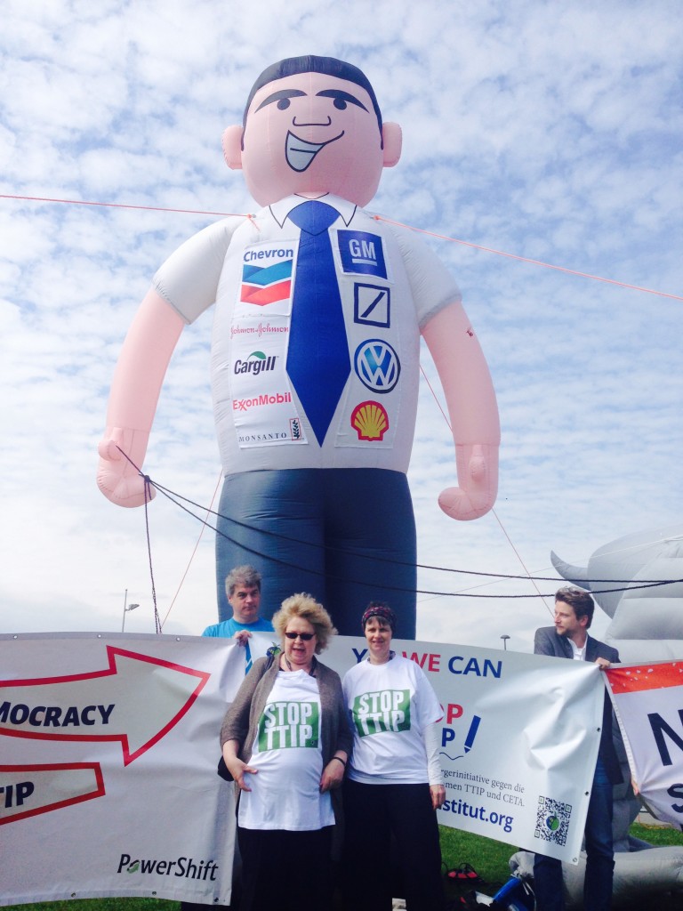 Jean at TTIP demo